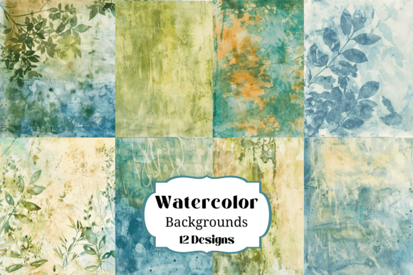 12 Watercolor Backgrounds: A Complete Creative Toolkit