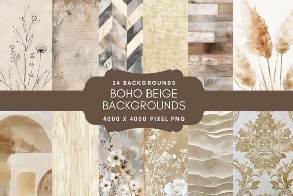 Beautiful Boho Beige Backgrounds: Your Go-To Design Asset