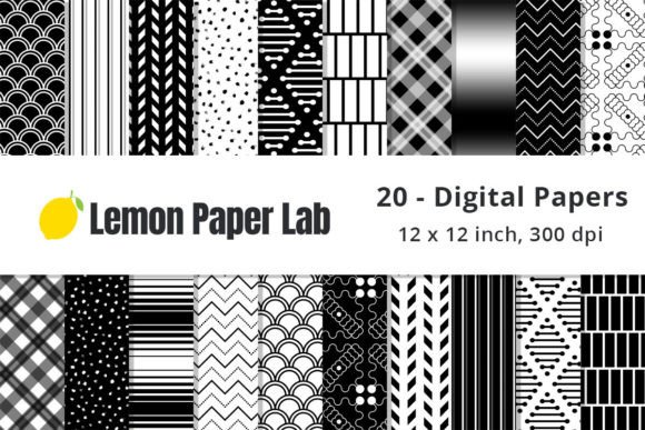 Black and White Geometric Backgrounds: A Modern Design Staple