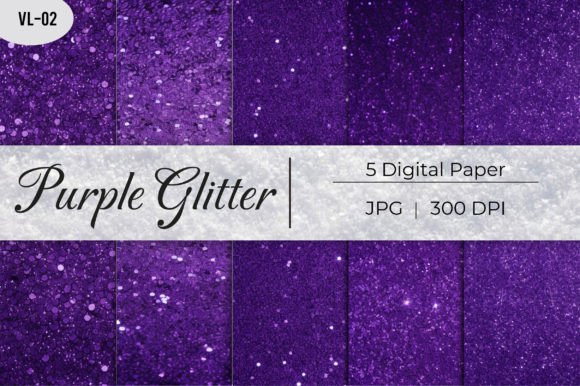Elevate Your Projects with Purple Glitter Paper Backgrounds