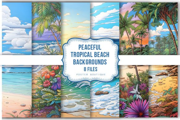 Peaceful Tropical Beach Backgrounds: Instant Paradise