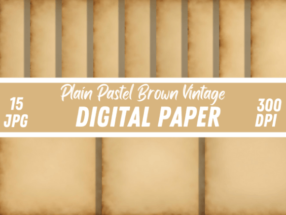 Plain Pastel Brown Vintage Backgrounds: A Digital Toolkit for Timeless Design