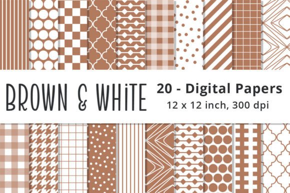 Warmth & Texture: Unlocking the Potential of Seamless Brown Digital Paper Backgrounds